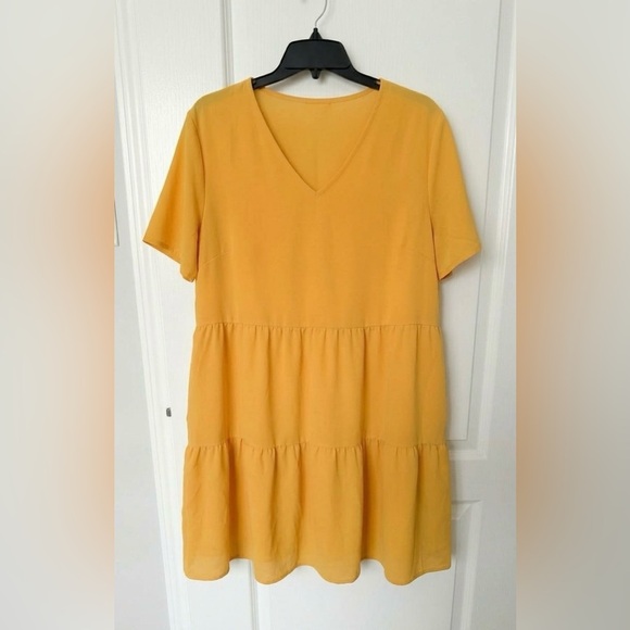 orange-yellow babydoll dress! - Picture 2 of 2